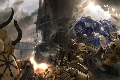 Warhammer 40000, Ultramarines, Battles, Light, Sunshine, Fight ...