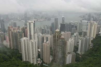 Wallpaper: 'Skyline Hong Kong' The Skyline As Seen From The ...