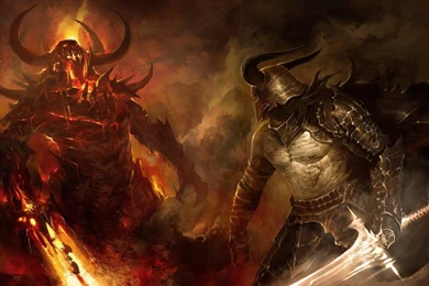 Demons And Angels Battle Wallpaper.