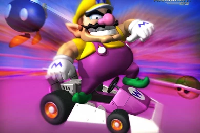 Mario Kart DS Desktop Wallpapers Wario – Zippy Gamer