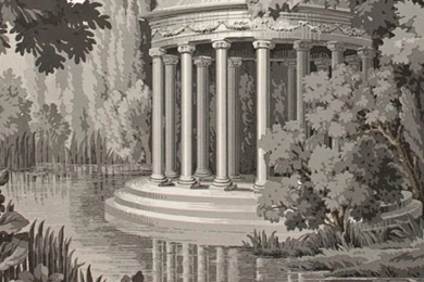 Grisaille Art Wallpaper Murals Screens...{part I} Laurel Home