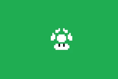 Figure On A Green Background, Super Mario Bros Wallpapers And ...