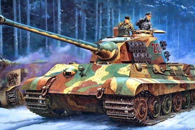 Art Land Road Forest Panzerkampfwagen Vi Ausf B «tiger Ii» "tiger ...