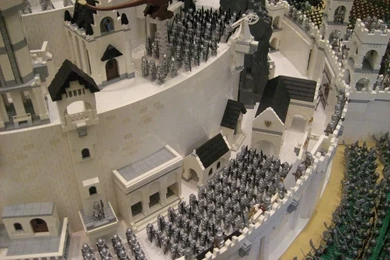 Wallpapers Lego Lord Of The Rings Brickworld Minas Tirith Turn ...