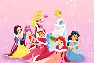 Disney Priness Christmas Disney Princess Christmas Wallpapers ...