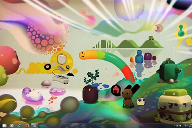 Windows 7 Includes New Psychedelic Wallpapers