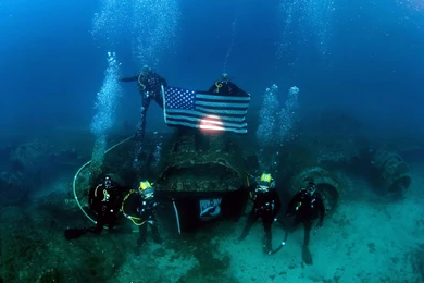 Mia Pow Monument Grave People Scuba Sports Military Aircraft Ocean ...