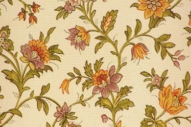 Vintage Retro Small Flower Pattern Wallpapers 1960s