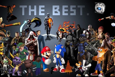 Latest Amazing Video Game Character Collage YouTube HD Wallpapers ...