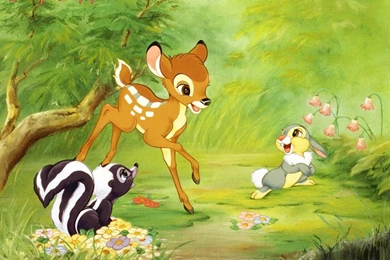 Bambi, Thumper And Flower Wallpapers Bambi Wallpapers (6370083 ...