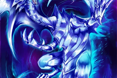 Art Trade: Blue Eyes White Dragon By Space taste On DeviantArt