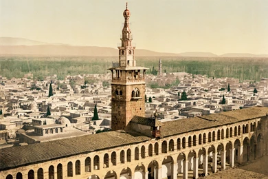 Minaret Of The Bride, Damascus, Holy Land Wallpapers