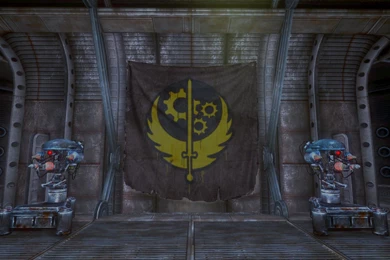 My New Tattoo. A Take On The Brotherhood Of Steel Insignia. : Fallout