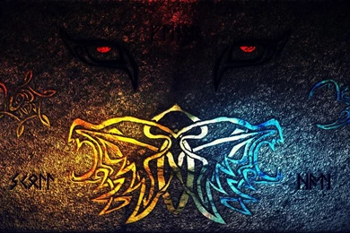 Hati, Skoll, And Fenrir By Lbdlbdlbd9 On DeviantArt