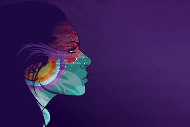 Dubstep Musical Woman Hair Cover Photo Wallpapers Album Art For ...