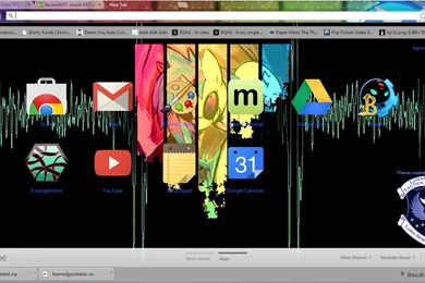 Chrome Theme MLP DJ Pon3 By Lagmobile On DeviantArt