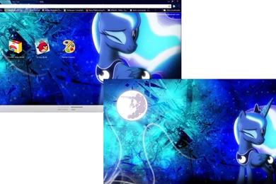 FiM: Luna Google Chrome Theme (Plus Wallpaper) By M24Designs On ...