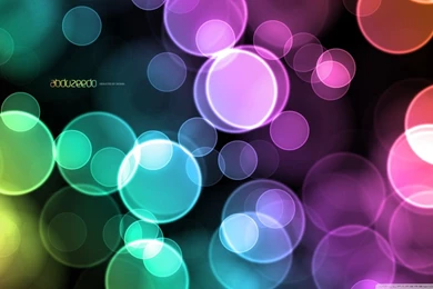 Abstract Backgrounds Colorful Circles Green Cyan Magenta Orange HD ...