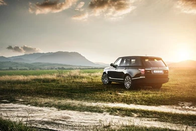 Land Rover Range Rover IV, SUV Car, Sunset Wallpaper,Land HD ...