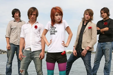 Download 1920x1080 Paramore Hayley Williams In Cyan Stockings ...