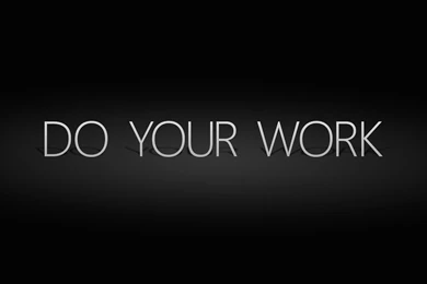 Do Your Work Image Quote