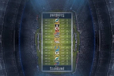 2014 New England Patriots NFL Schedule Backgrounds Free Desktop ...