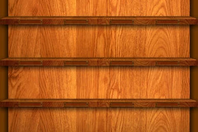 iPad Shelf Wallpapers Template And Contest