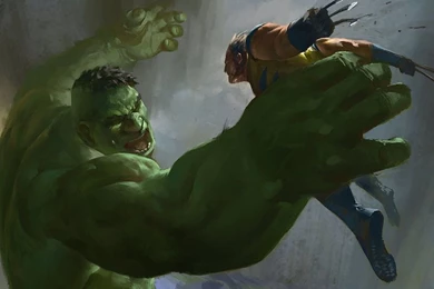 Hulk Vs Wolverine By KangJason On DeviantArt