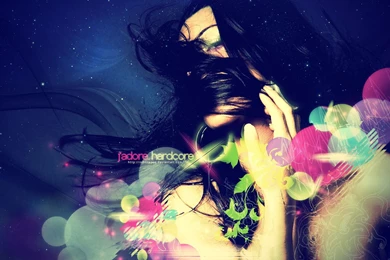 Download Wallpapers 3840x2160 Girl, Face, Hair, Multicolored ...