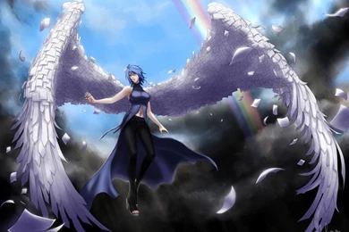 Anime Naruto Konan Anime Woman Ninja Angel Paper ...