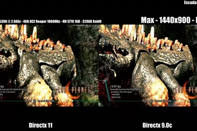 Lost Planet 2 Directx 11 Vs Directx 9 HD 5770 YouTube