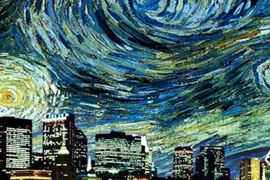 Paintings Night Classic Vincent Van Gogh Starry Night Over The