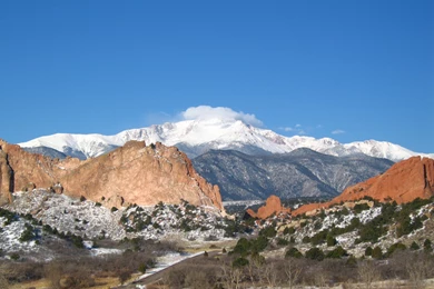 File:Pikes Peak From The Garden Of The Gods.jpg Wikimedia Commons