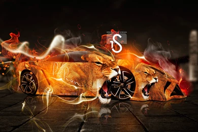 Lamborghini Gallardo Fantasy Lion Car 2013 « El Tony