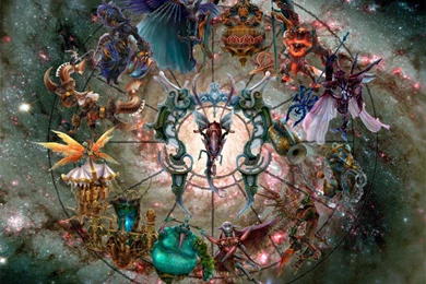 Hell Creatures Zodiac Circle Computer Wallpapers, Desktop ...