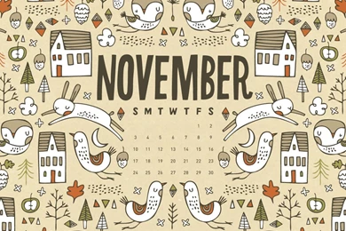 Desktop Wallpapers Calendar – November 2013 The Ink Nest Blog