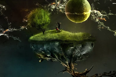 Floating Island Wallpapers Fantasy Wallpapers