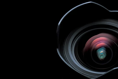 Camera Lens Logo Wallpaper.