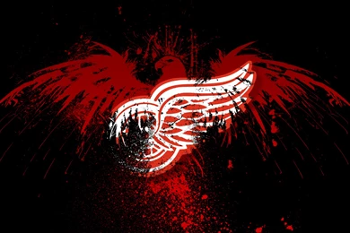 NHL Detroit Red Wings Logo Black Wallpapers HD. Free Desktop ...