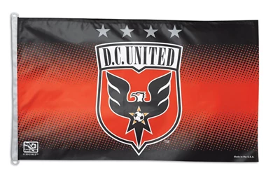 DC United 3ft X 5ft Polyester Flag