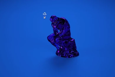 The Thinker 3D Render By CanorousDesign On DeviantArt