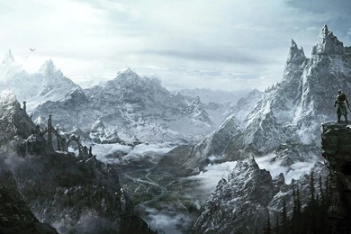 Skyrim Mountain Landscape Wallpapers Landscape Landscape