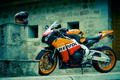 Download Wallpapers 3840x2160 Honda, Cbr, Fireblade, Repsol, Black ...