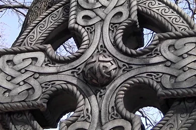 Celtic Cross Headstone By Tiffany Of A.C. McClurg, Publisher Of ...