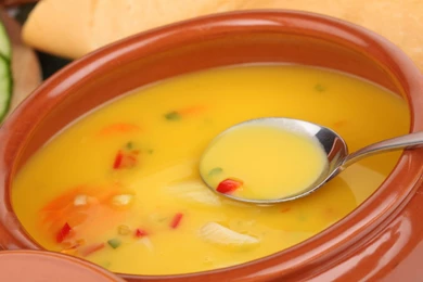 Download Wallpapers 1920x1080 Soup, Spoon, Dish Full HD 1080p HD ...