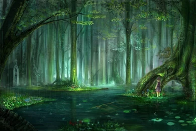 Enchanted Forest Backgrounds Wallpapers Cave