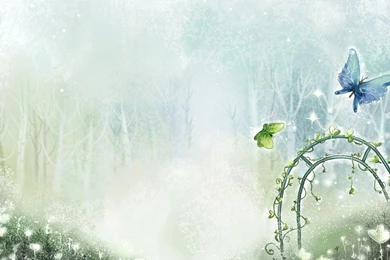 Butterflies In The Enchanted Forest Wallpapers Artistic ...