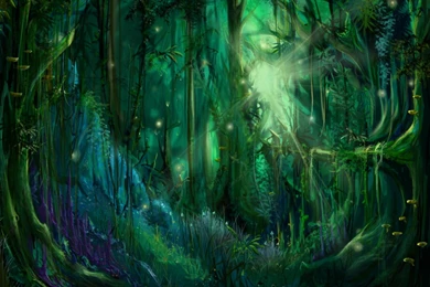 Enchanted Forest Lights By TheLadyLaura On DeviantArt