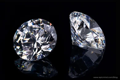 Photographing A Diamond On A Black Background: Capturing The ...
