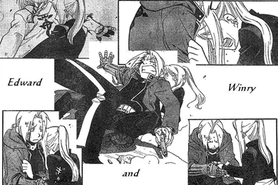 MANGA SPOILERS! Edward Elric And Winry Rockbell Wallpapers ...